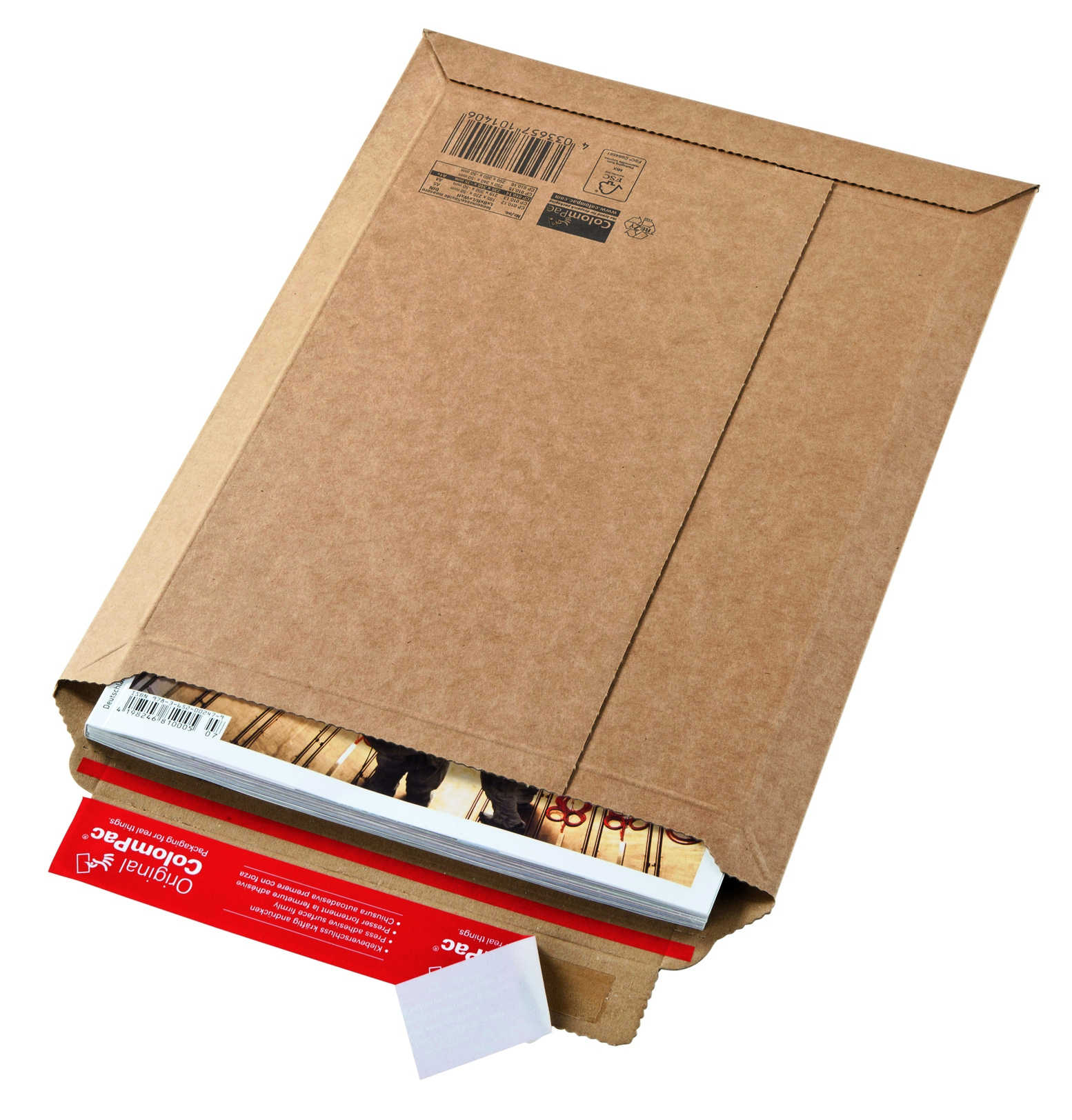 CP 10.06 mini golf cardboard envelope 250 × 360 mm