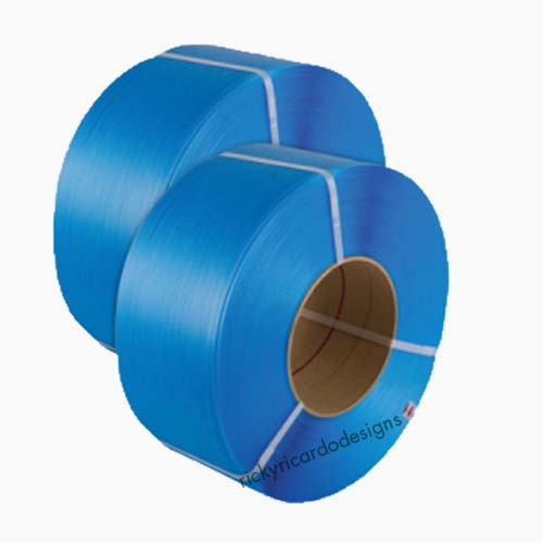 Omsnoeringsband PP 12 x 0,55 mm x 3000 mtr kern 200 mm blauw